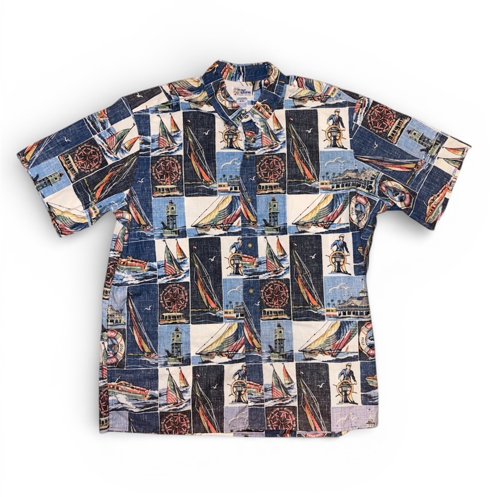 Reyn Spooner Multicolor Nautical Button Down Shirt